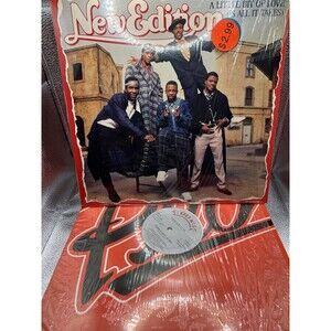 NEW EDITION Candy Girl A Lttle Bit Of Love MCA Profile Records Gaint 12" Single